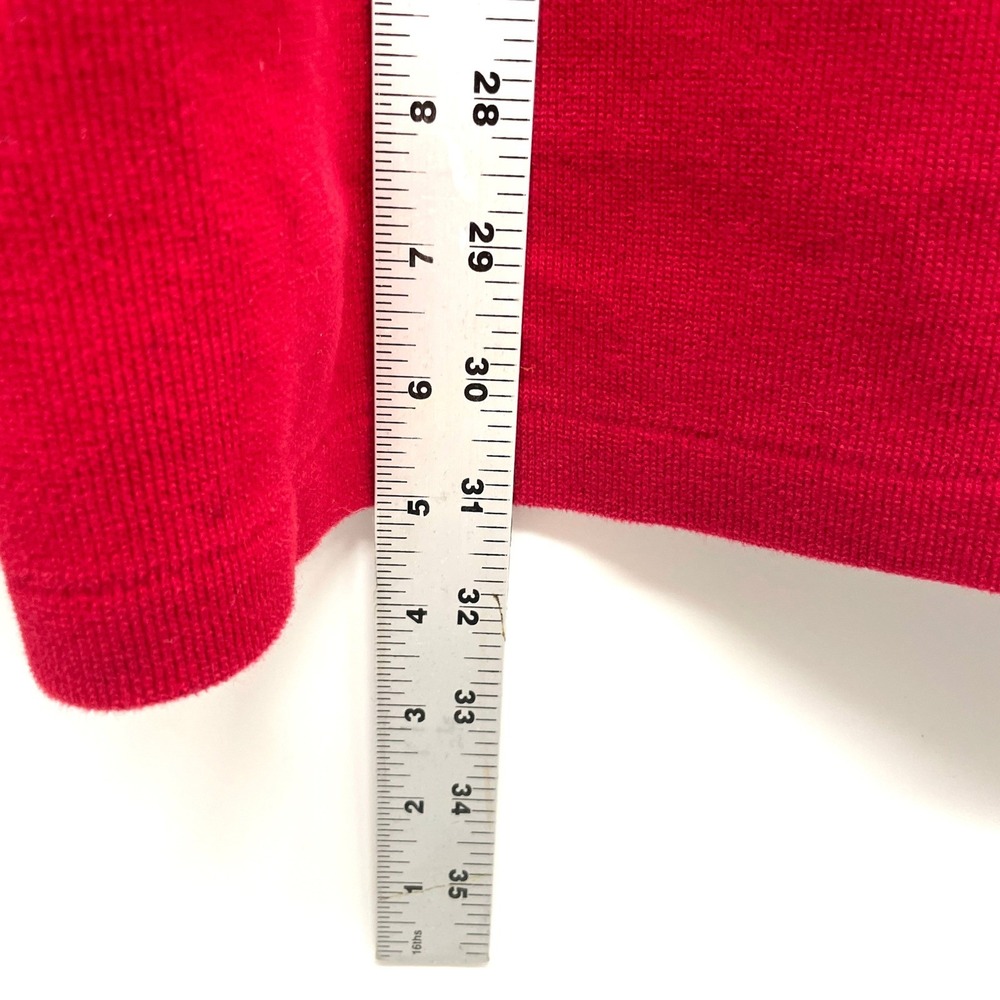 Polo Ralph Lauren Red Long Sleeve 1/4 Zip Polo Shirt Men's XXL Pony Mock Collar - Picture 8 of 11